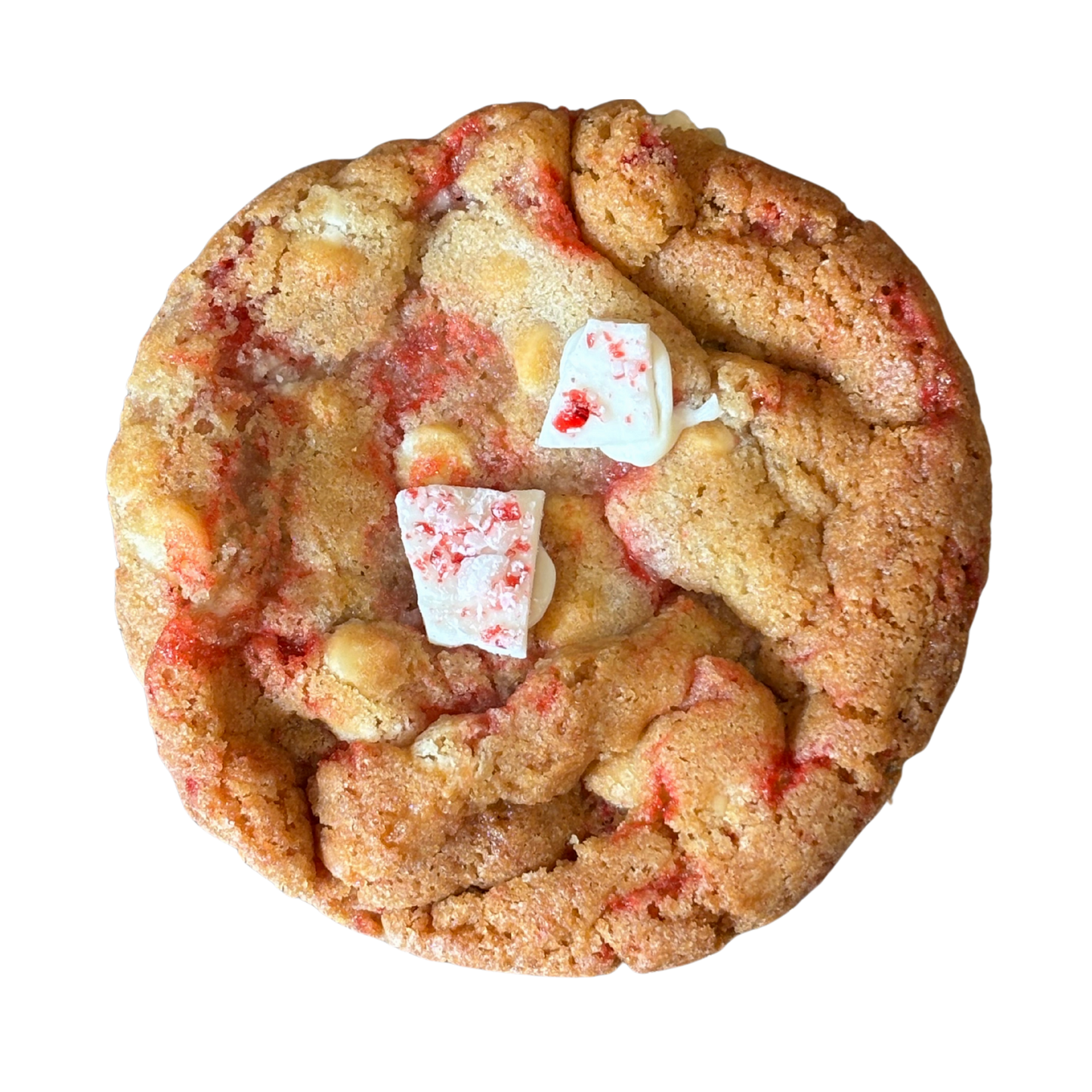 Candy Cane White Hot Chocolate Cookie