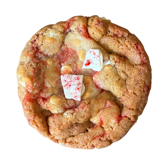 Candy Cane White Hot Chocolate Cookie