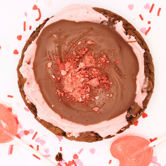 Chocolate Strawberry Brownie Cookie