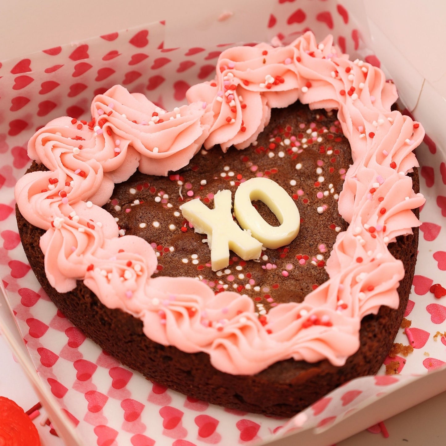 Valentines Heart Brownie Heart Slab PRE-ORDER